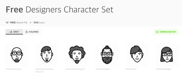 Design Characters Icons