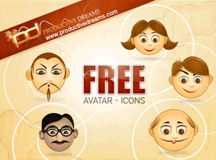Avatars Free PSD