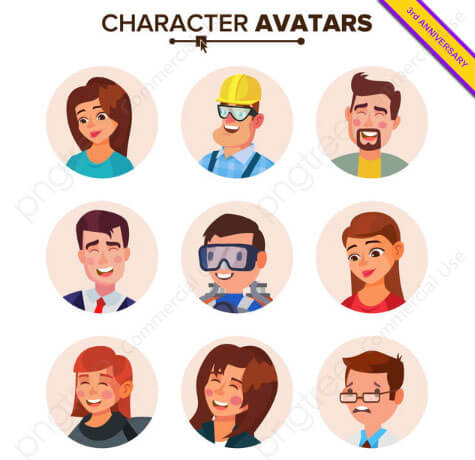 People Avatar Cartoon Illustration