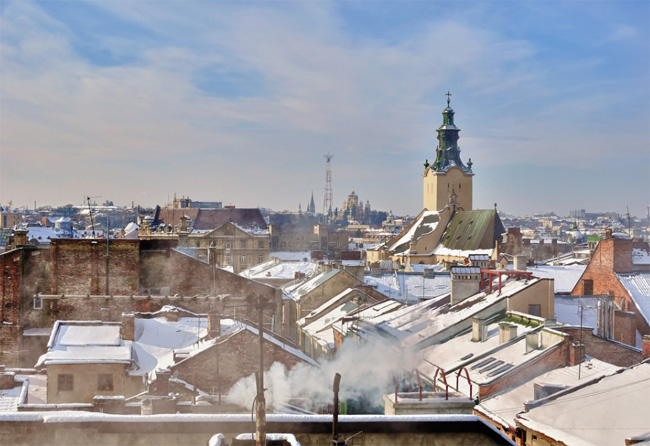 Крыши Львова фото