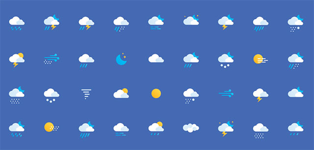 Free Weather Icons by Alexey Onufriev