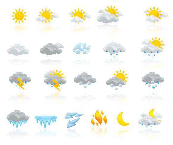 Pathfinder Weather IconsPack by Antonist