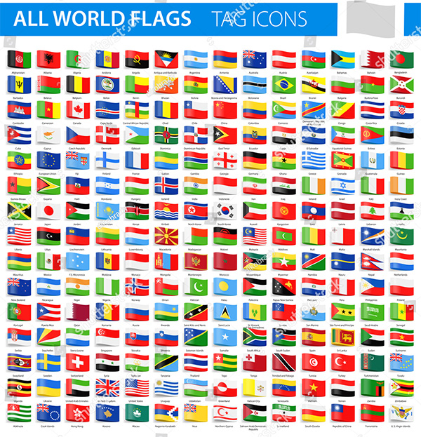 Tag Flag Icons