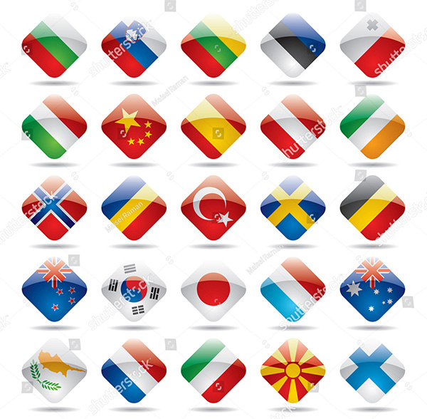 Vector Flag Iconset 2