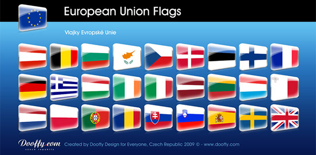 European Union Flags