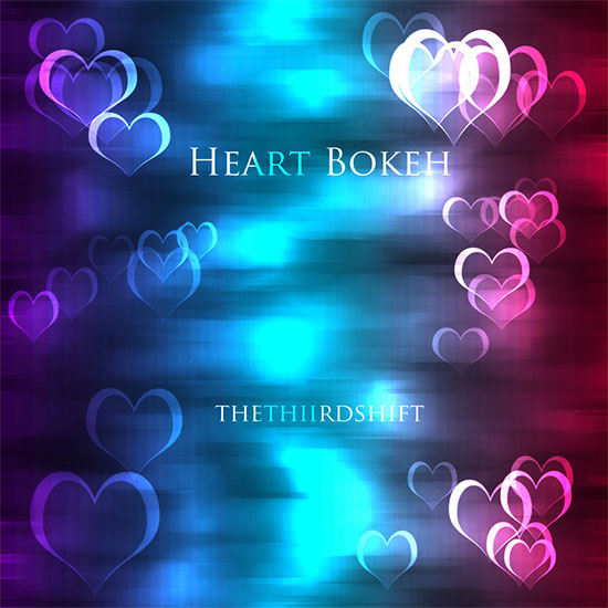 Bokeh Brushes Hearts by Thethiirdshift