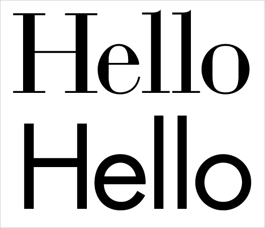 Serif и Sans Serif