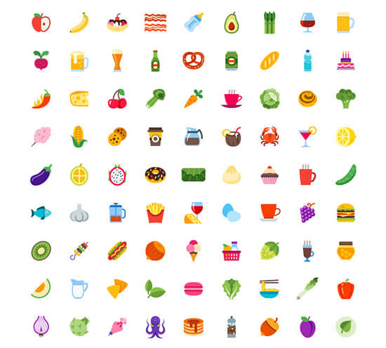 100 Free Food & Drink Icons (EPS, SVG, PDF & PNG)