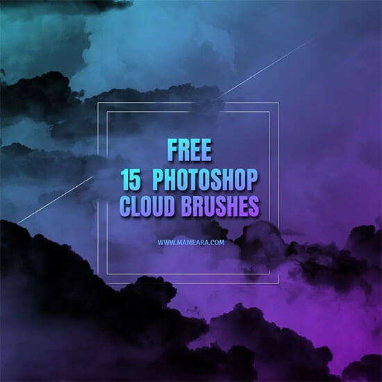 15 Free High Resolution Cloud Brushes