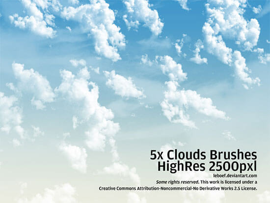 Cloud Brushes HiRes Nr.3 by Leboef