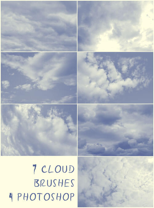 7 Cloud Brushes by LenaSkates