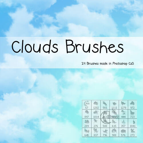 Clouds Photoshop Brushes by Coby17