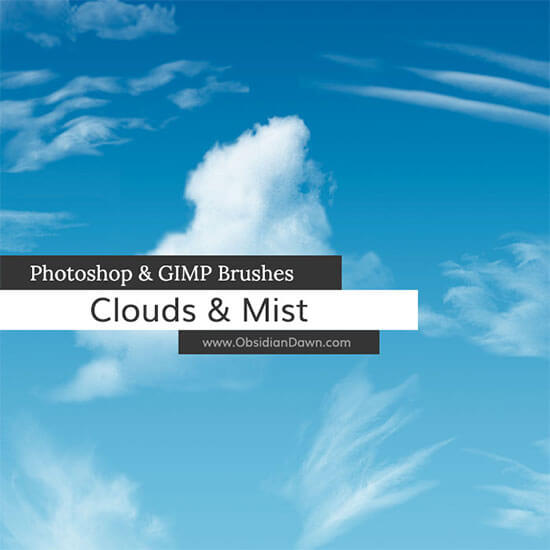 Clouds - Mist Photoshop and GIMP Brushes by Redheadstock