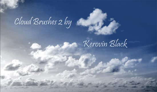 Cloud Brushes 2 by KerovinBlack