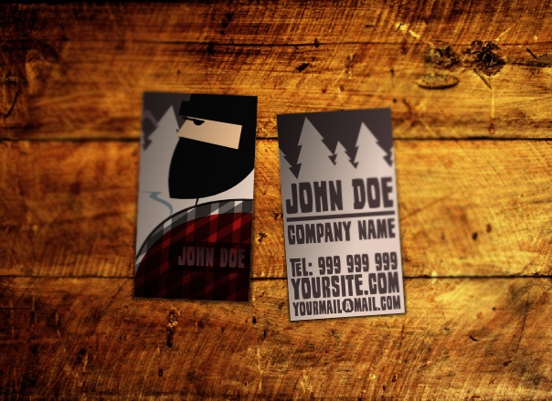 Wood Industry Business Card