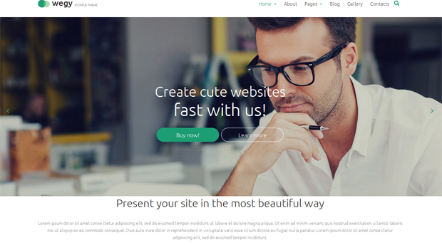 Персональный сайт веб-дизайнера на Joomla 3