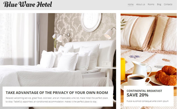 Сайт отеля на Joomla 3