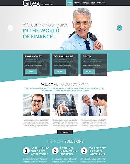 Joomla макет бизнес сайта