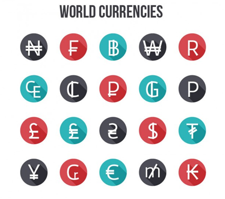World currencies collection