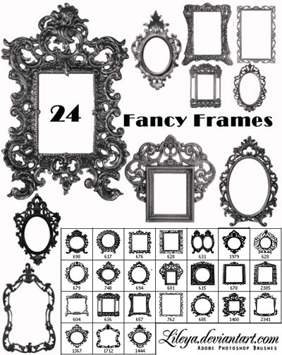 Fancy Frames Brush Set 2