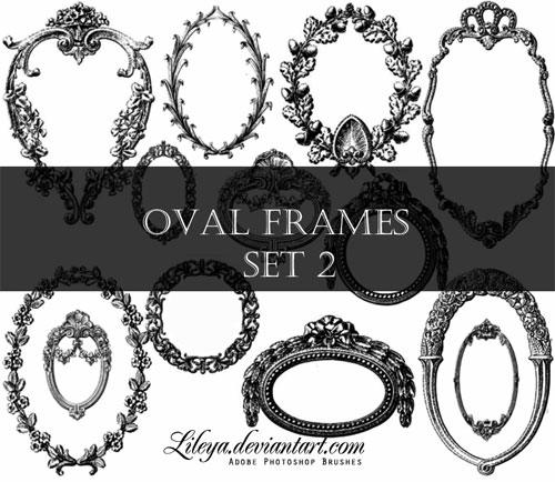 Oval Frames set 2