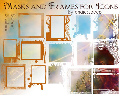 Frames and Mask brushes by Endlessdeep