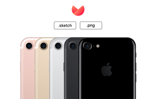 PSD макеты iPhone 7 (все цвета)
