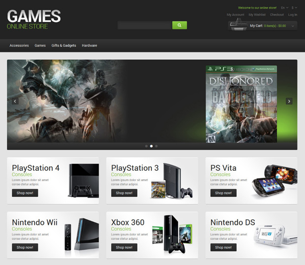 Games Online Store