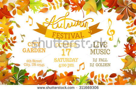 Autumn Festival template
