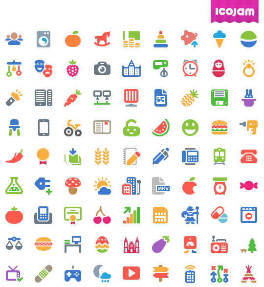 Cosmo Color vector icons