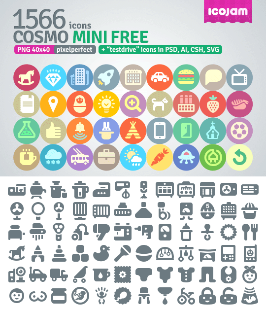 Cosmo 1566 icons mini