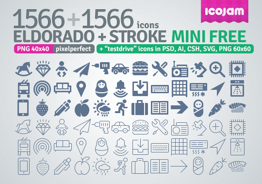 Eldorado + Stroke 3132 icons 