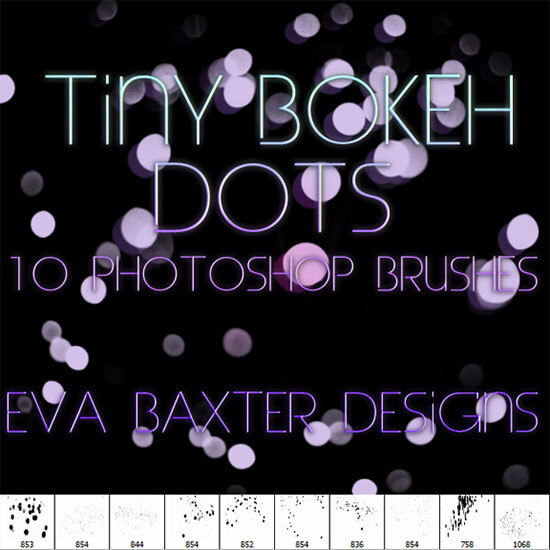 Eva Baxter Designs - Tiny Bokeh PS Brushes
