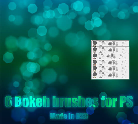 Bokeh Photoshop Brushes by LucieG-Stock