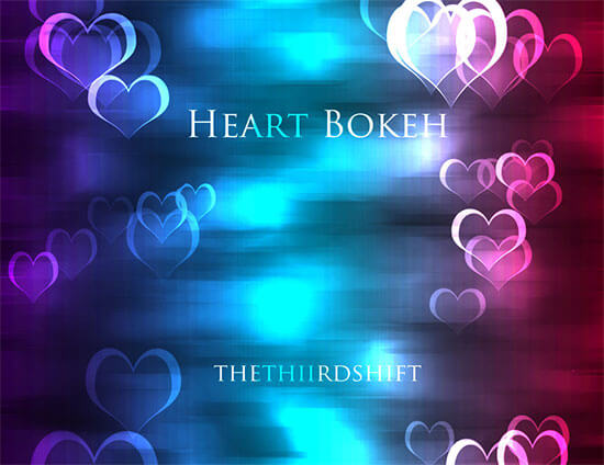 Bokeh Brushes- Hearts by thethiirdshift