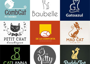 логотипы с котами