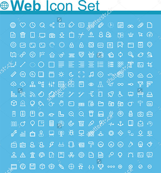 Vector Webpage Icons