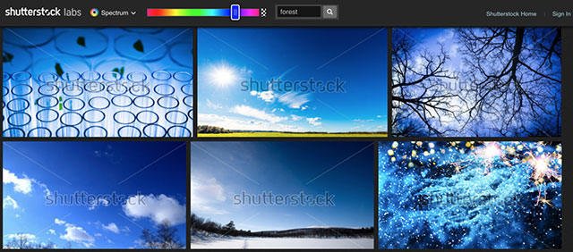 Сервис Shutterstock Spectrum
