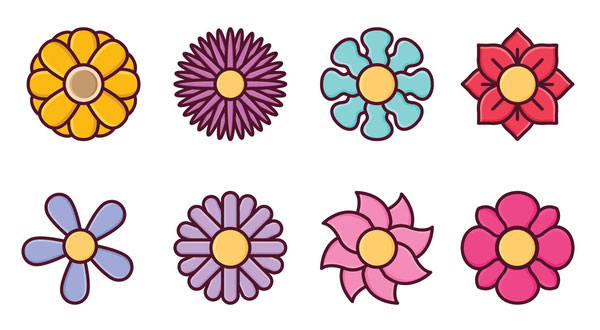 Free Flower Icon Set