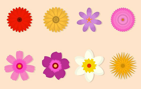 Free Flower Vector Collection