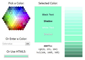 Инструменты веб-цветов на W3Schools