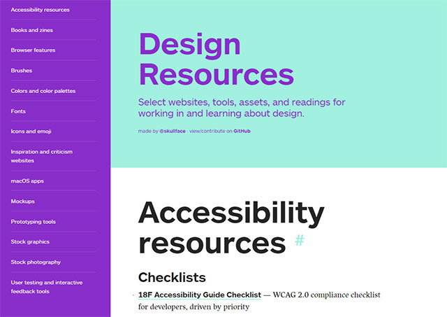 Design Resources - полезные ссылки дизайнеру