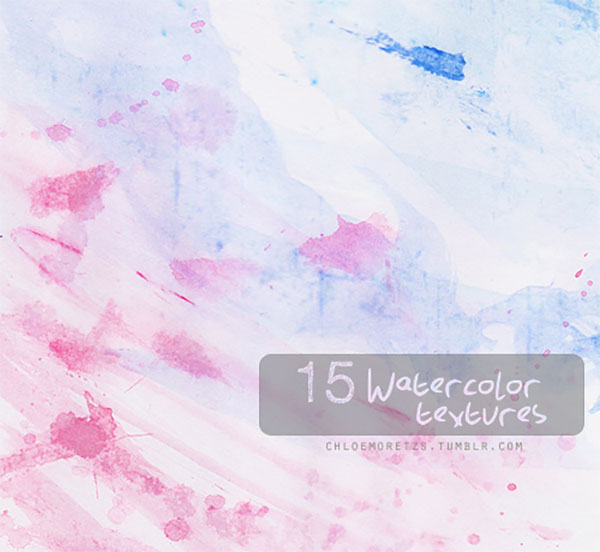 15 Watercolor Textures by Mykimmy
