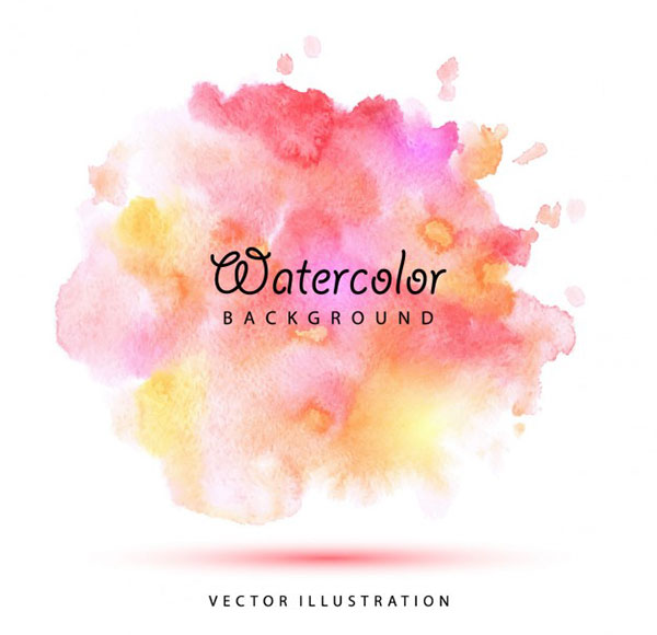Watercolor Stains Background