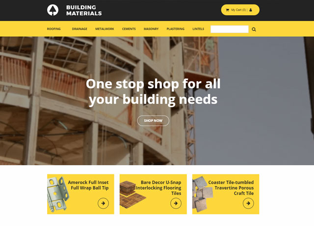 Шаблон интернет-магазина Building Materials