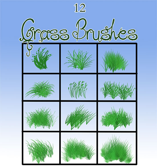 Grass brushes by TorazTheNomad