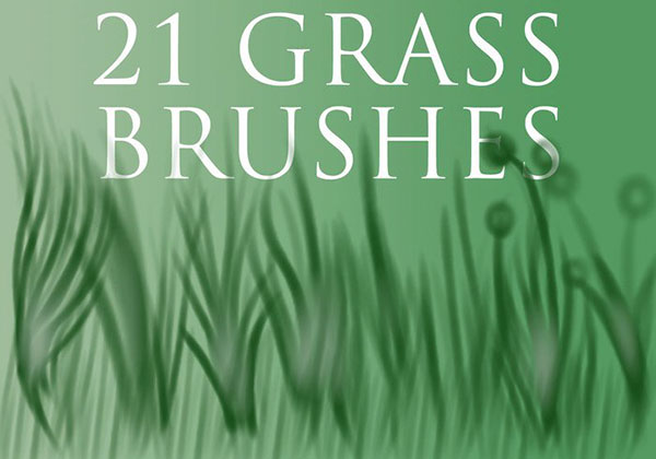 21 Grass Brushes