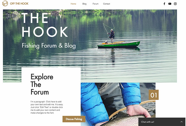 Сайт для рыболовов