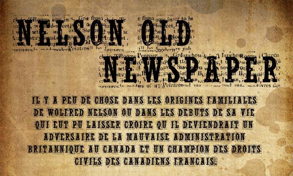 NelsonOldNewsPaper font