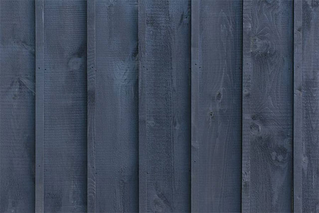 Black Stained Planks Texture